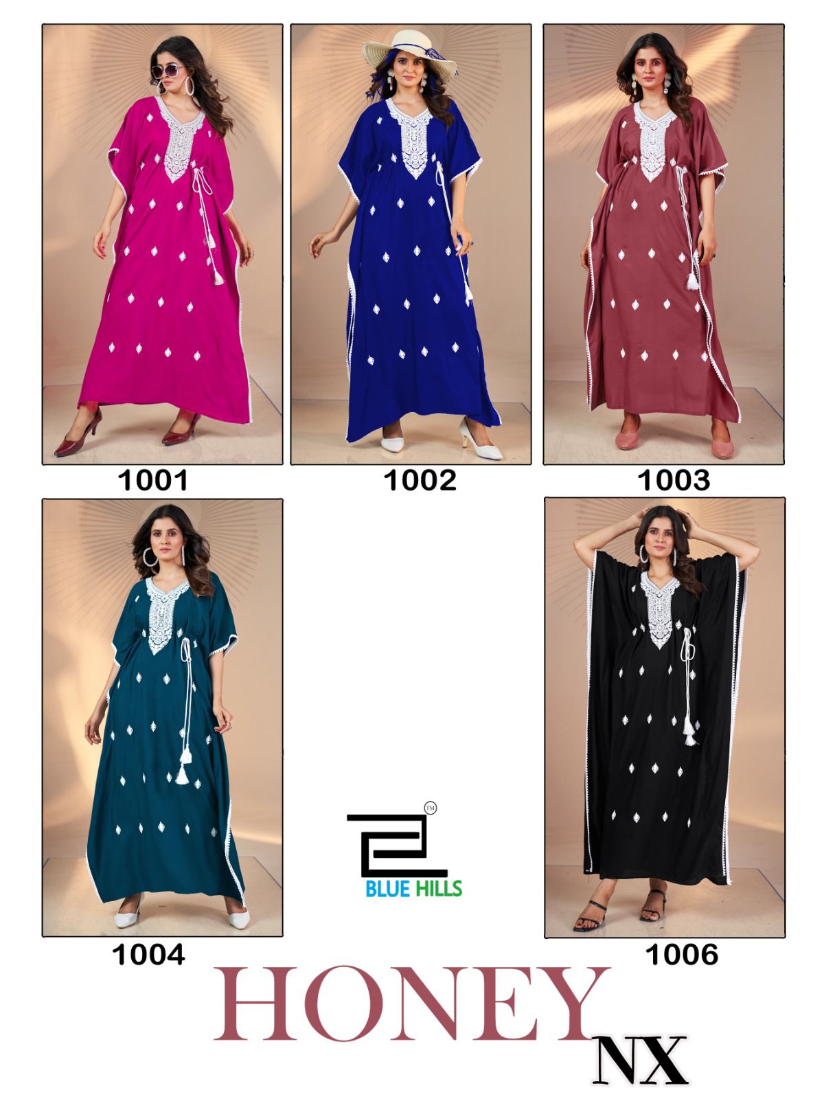 Honey Nx Blue Hills Rayon 14Kg Kaftans Exporter