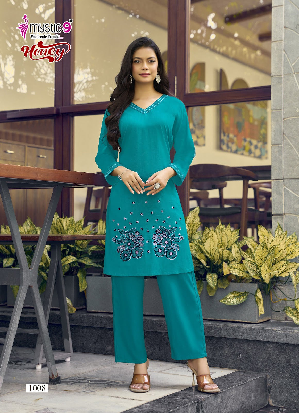 Honey Vol 1 Mystic 9 Viscose Slub Co Ord Set Wholesale Price