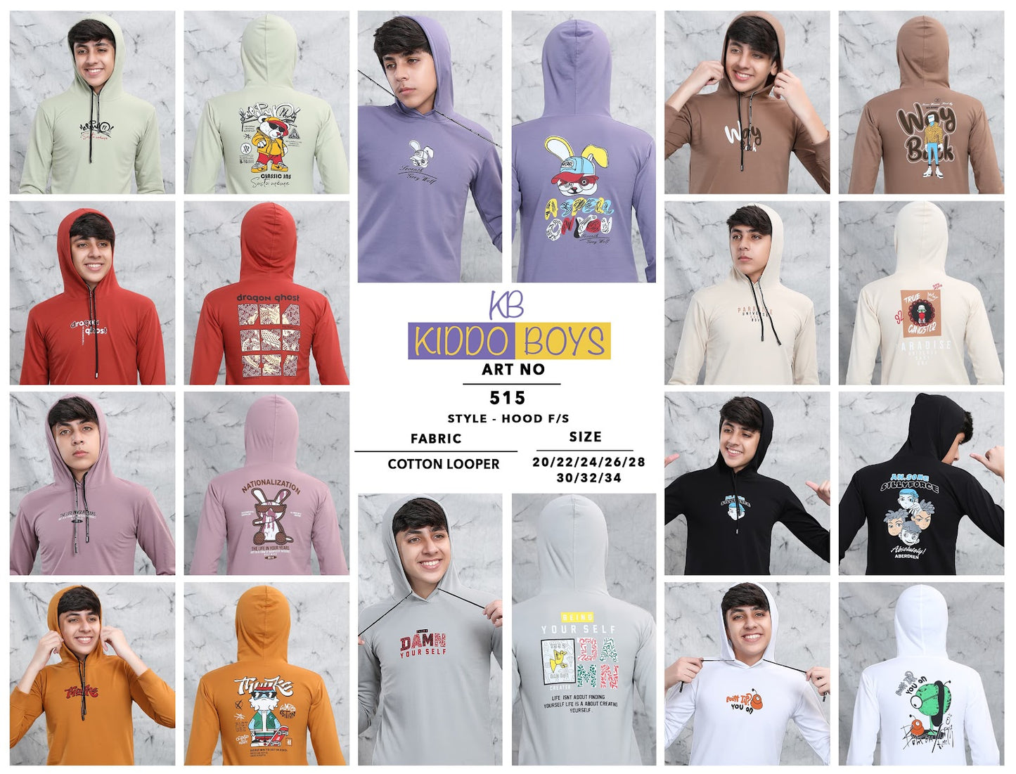 Hoodies Art No 515 Kiddo Cotton Looper Boys Tshirt Manufacturer India