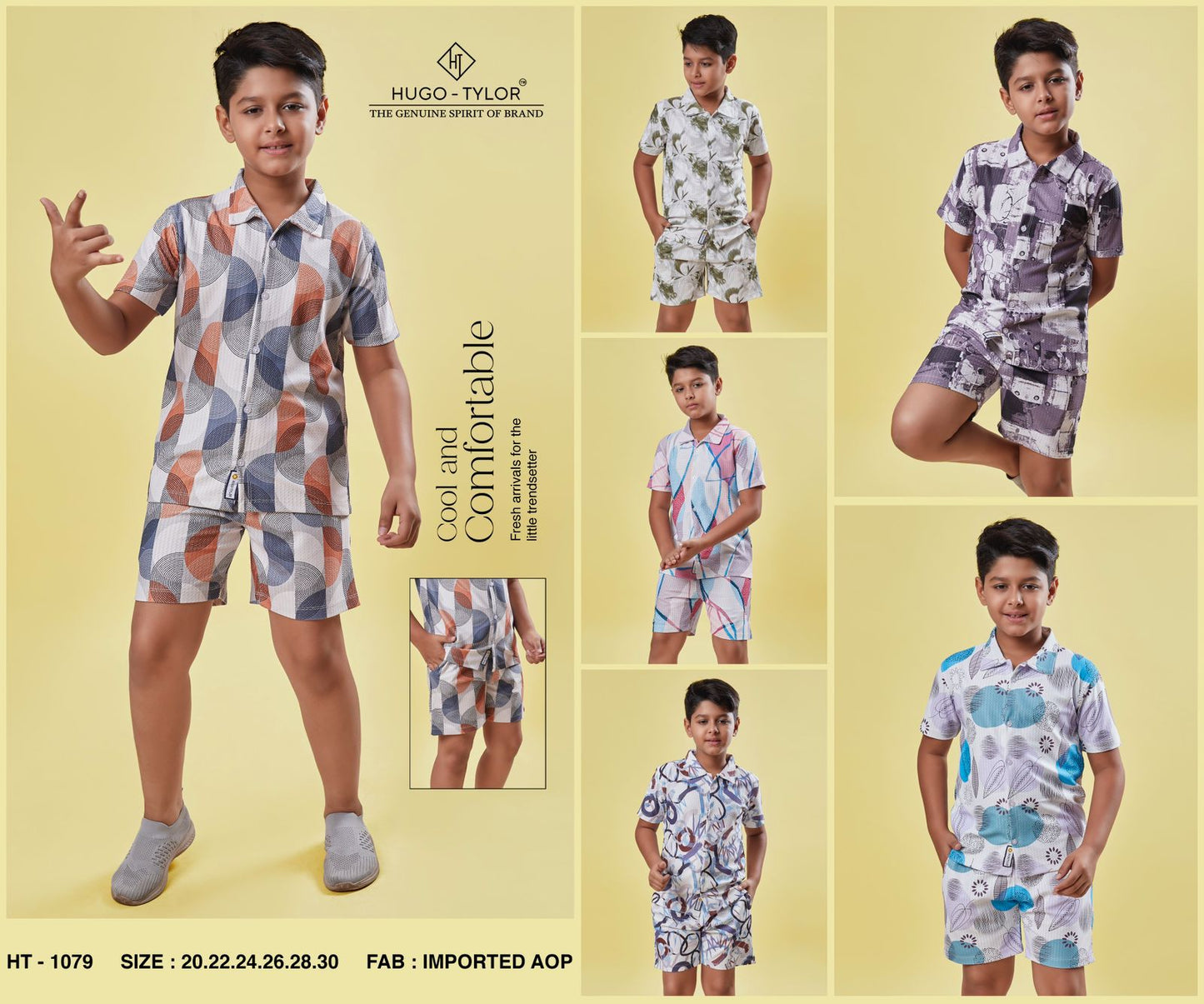 Ht 1079 Hugo Tylor Imported Boys Co Ord Set Wholesale