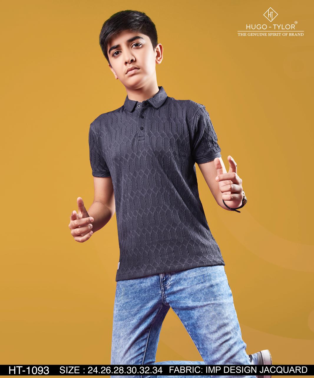 Ht 1093 Hugo Tylor Imported Boys Tshirt Supplier Ahmedabad