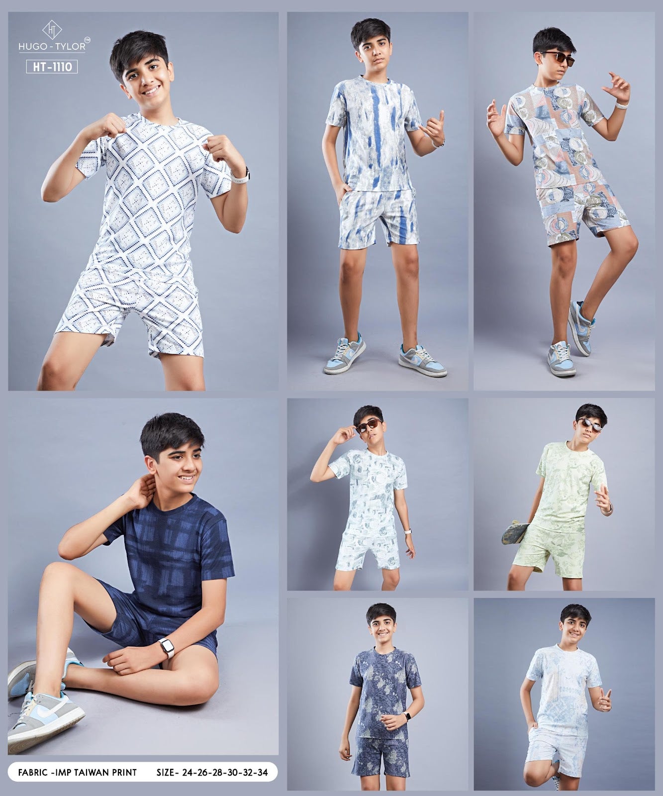 Ht 1110 Hugo Tylor Imported Boys Co Ord Set Supplier Gujarat