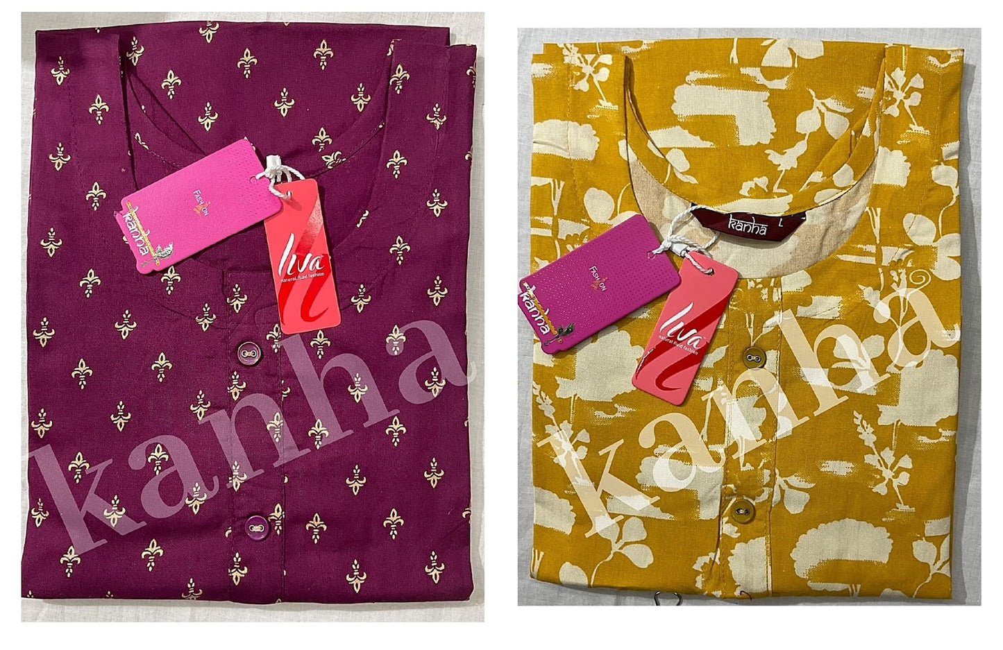 Hulchal 070225 Kanha Reyon Kurtis Wholesale