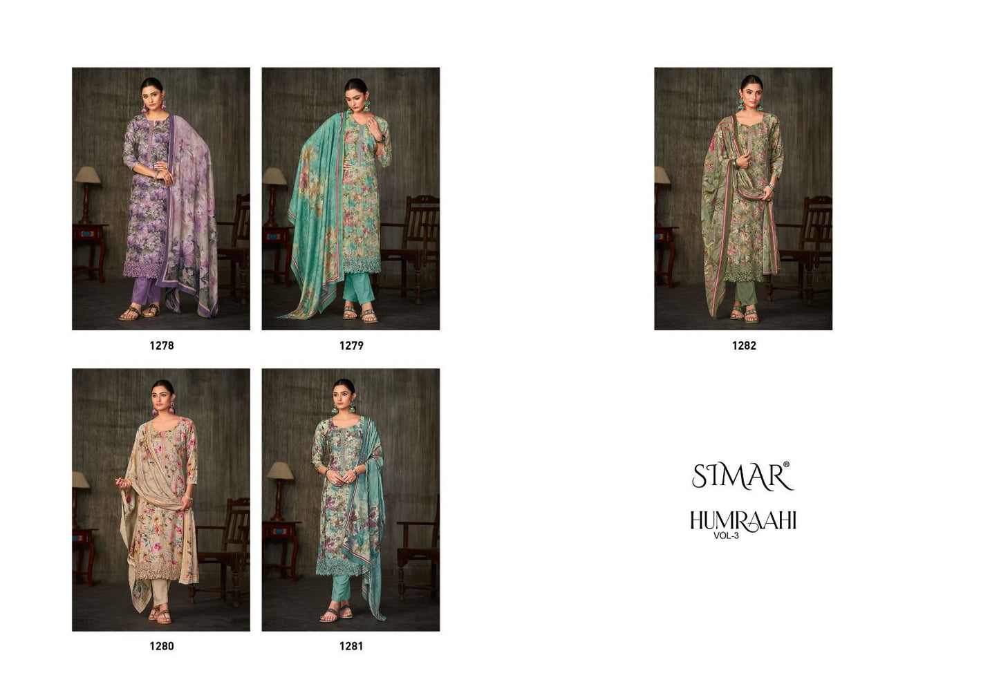 Humraahi Vol 3 Simar Silk Pant Style Suits