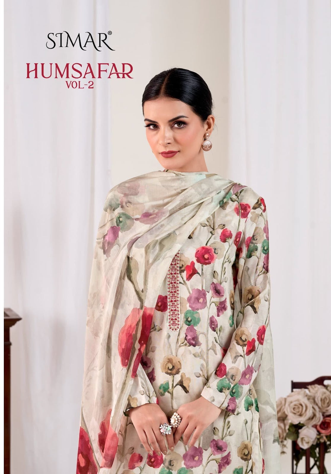 Humsafar Vol 2 Simar Viscose Muslin Pant Style Suits Exporter India