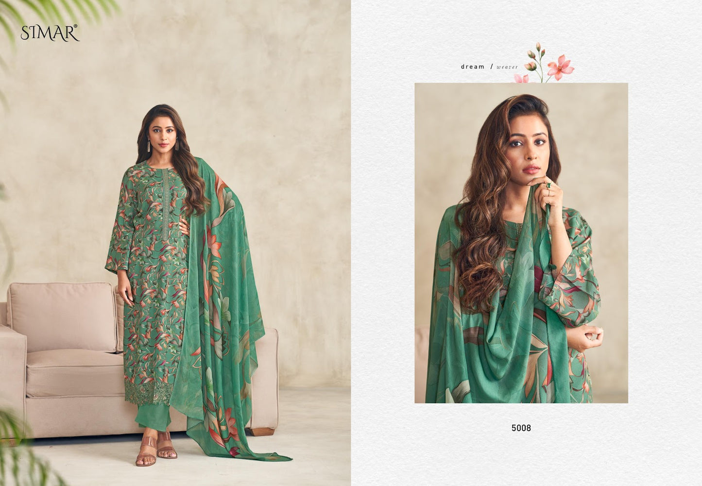 Humsafar Vol 4 Simar Glossy Pure Viscose Muslin Pant Style Suits Wholesale Rate