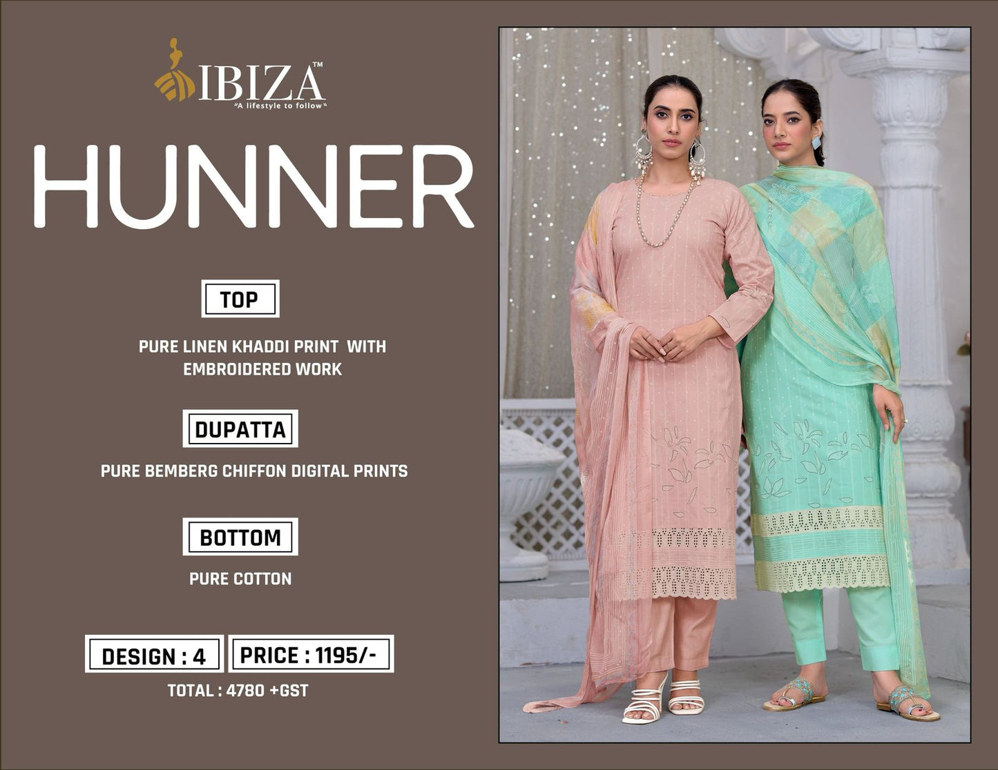 Hunner Ibiza Pure Linen Pant Style Suits Wholesaler Gujarat