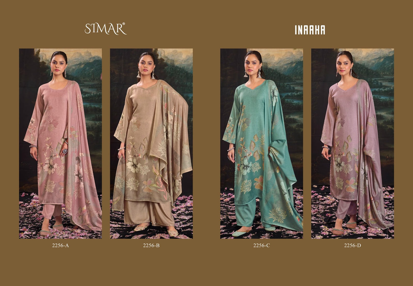 Ihaana Simar Linen Cotton Pant Style Suits Wholesaler India