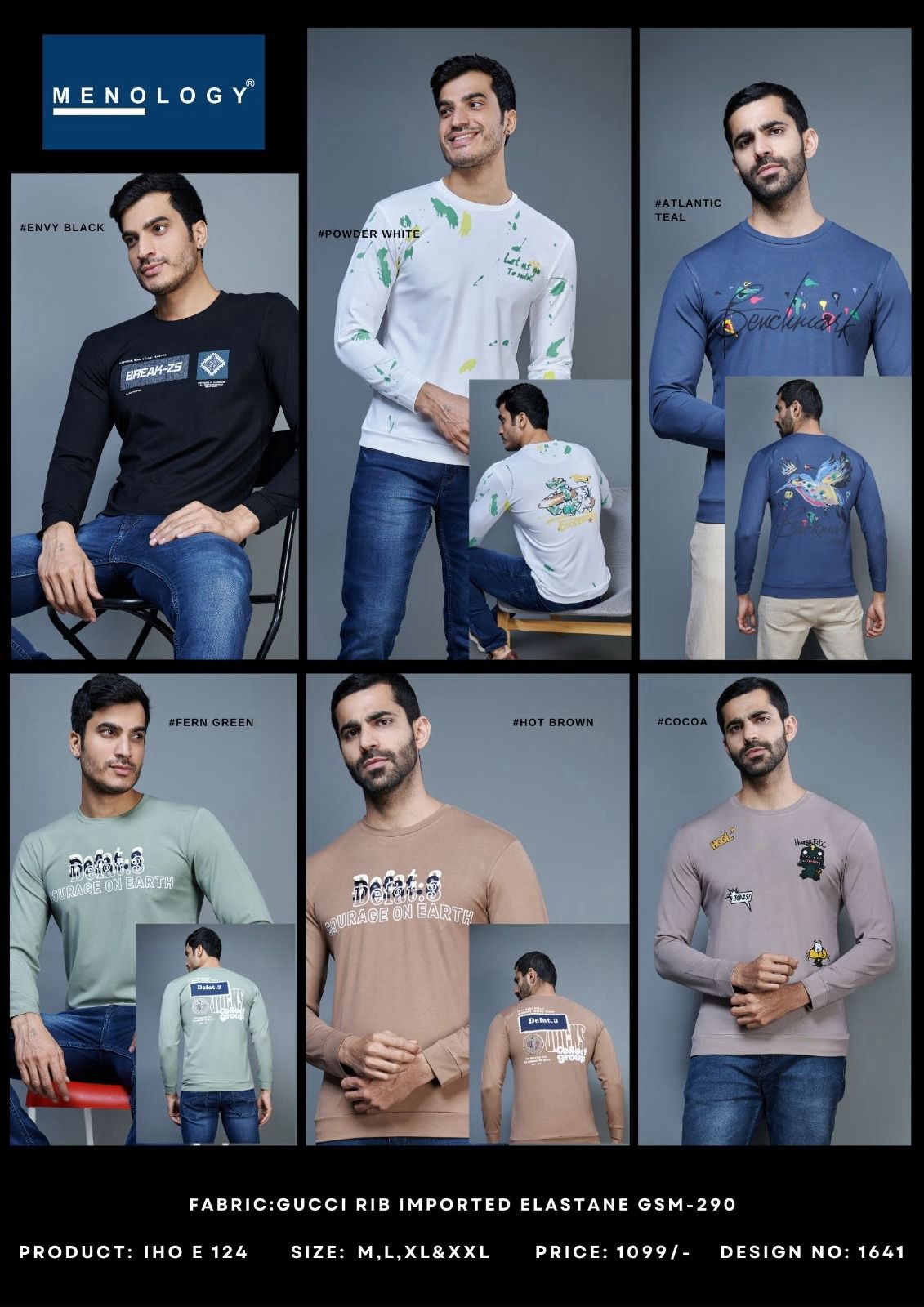 Iho E 124 Menology Imported Mens Tshirts Wholesale