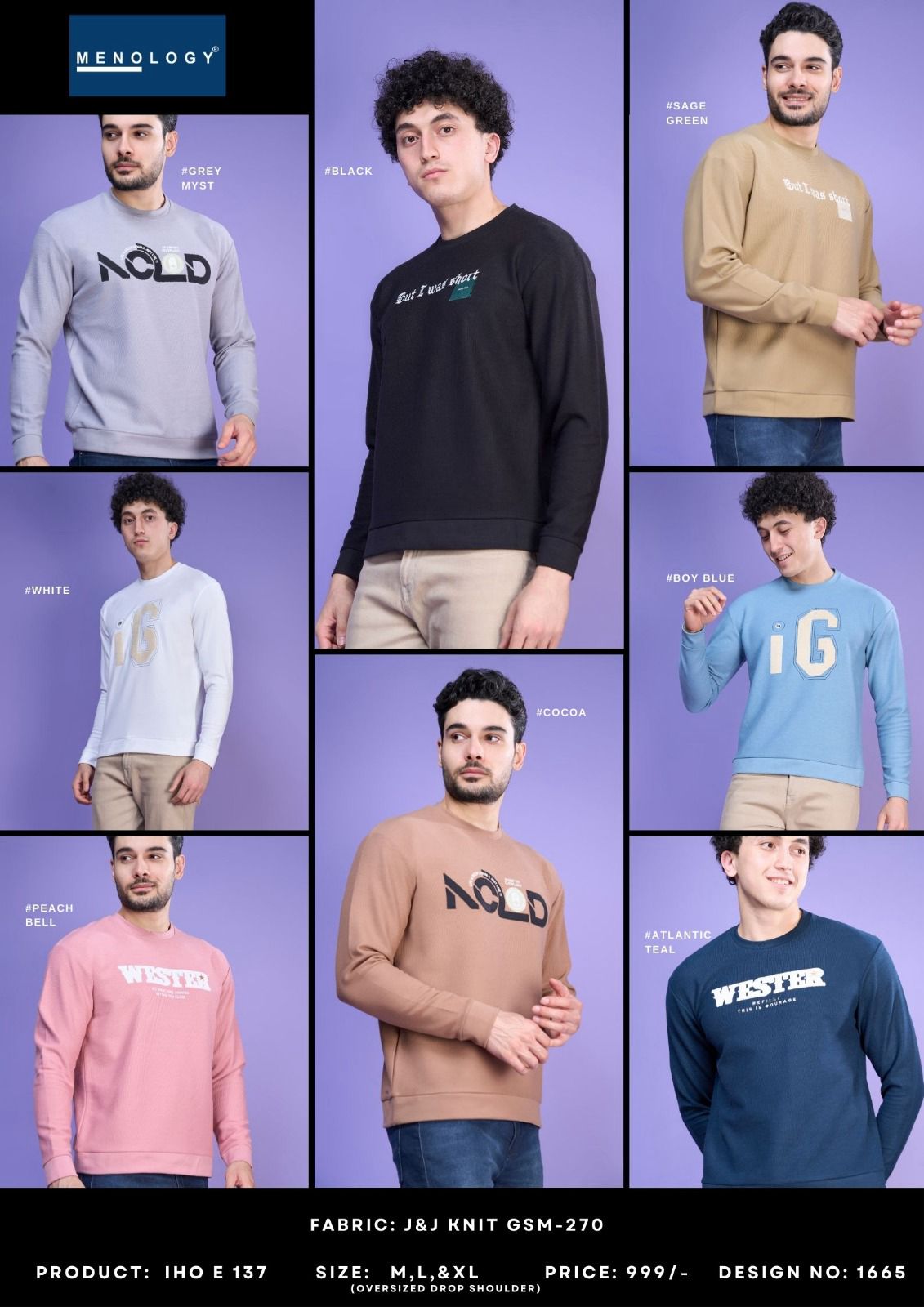 Iho E 137 Menology Knit Mens Tshirts Wholesale Rate