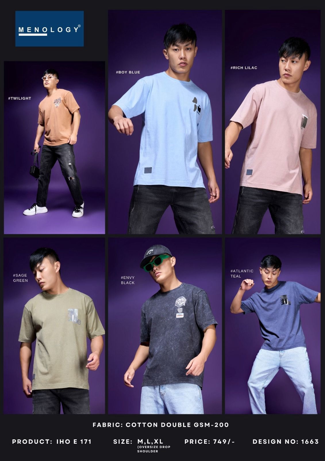 Iho E 171 Menology Cotton Mens Tshirts Manufacturer India