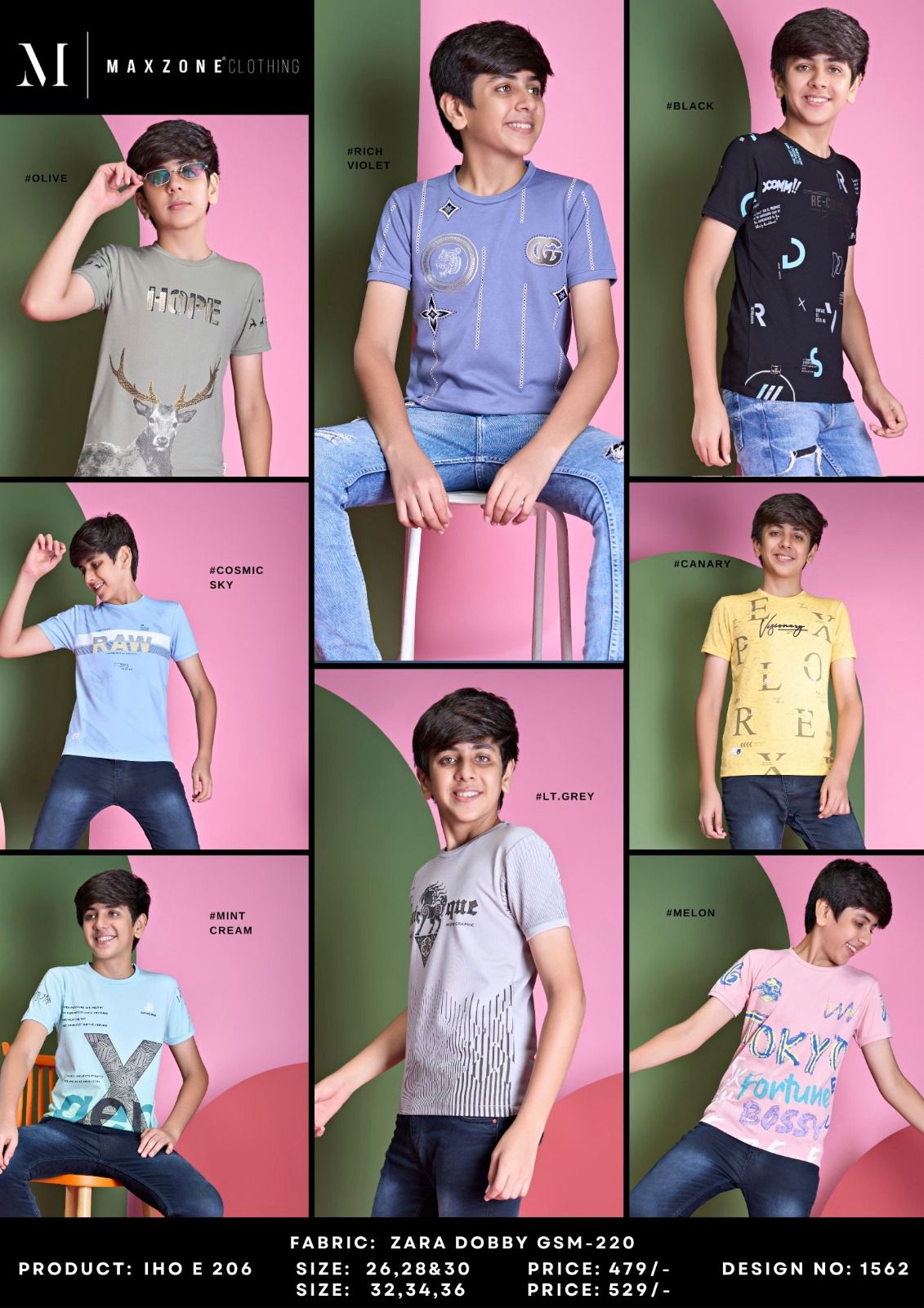 Iho E 206 Maxzone Clothing Zara Boys Tshirt Wholesale Price