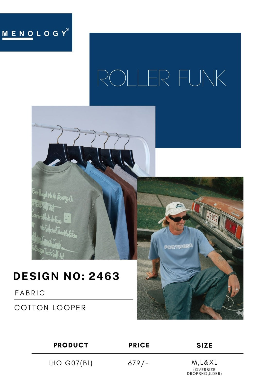 Iho G7 B1 Menology Cotton Looper Mens Tshirts Exporter