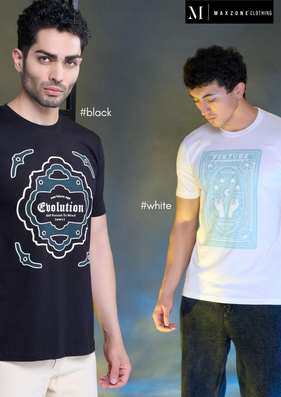 Iho G 18 Design 2211 Maxzone Clothing Cotton Mens Tshirts Supplier Gujarat