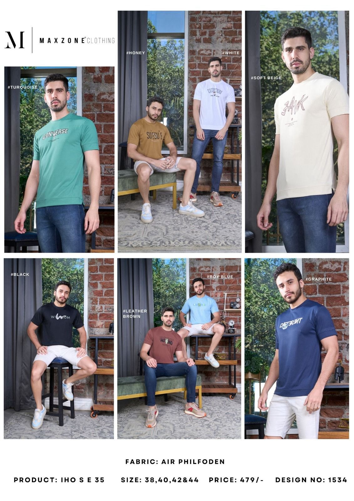 Iho S E 35 Maxzone Clothing Mens Tshirts Manufacturer Gujarat