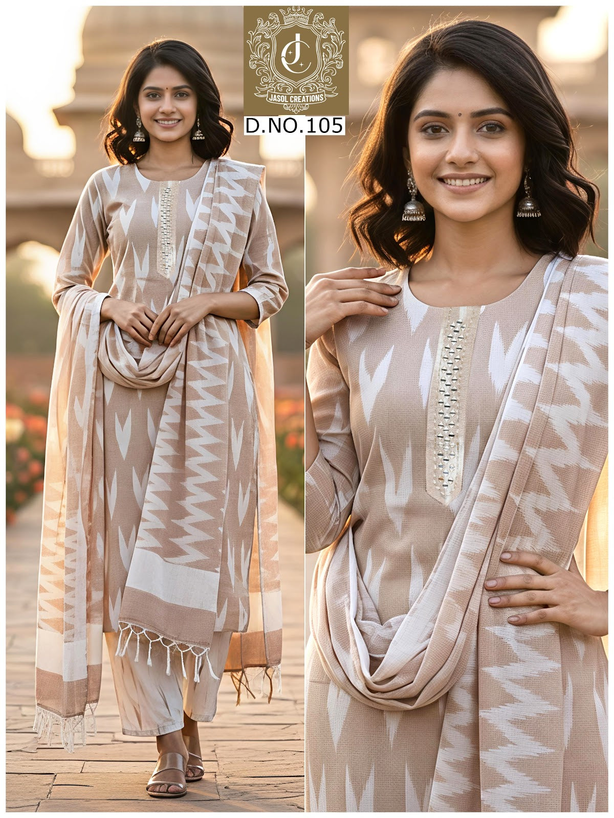 Ikkat Cotton Vol 1 Kcf Readymade Pant Style Suits Wholesaler