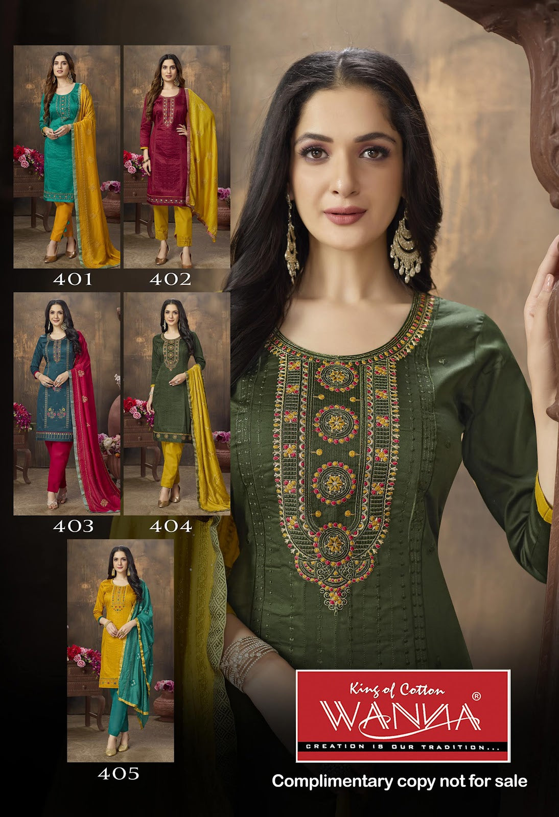 Ikshita Wanna Jam Satin Pant Style Suits Exporter Gujarat
