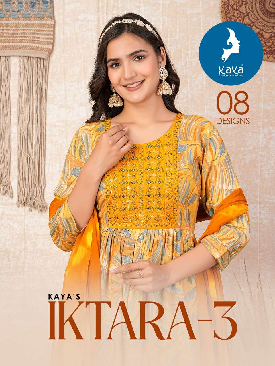 Iktara 4 Kaya Rayon Readymade Pant Style Suits Exporter Ahmedabad