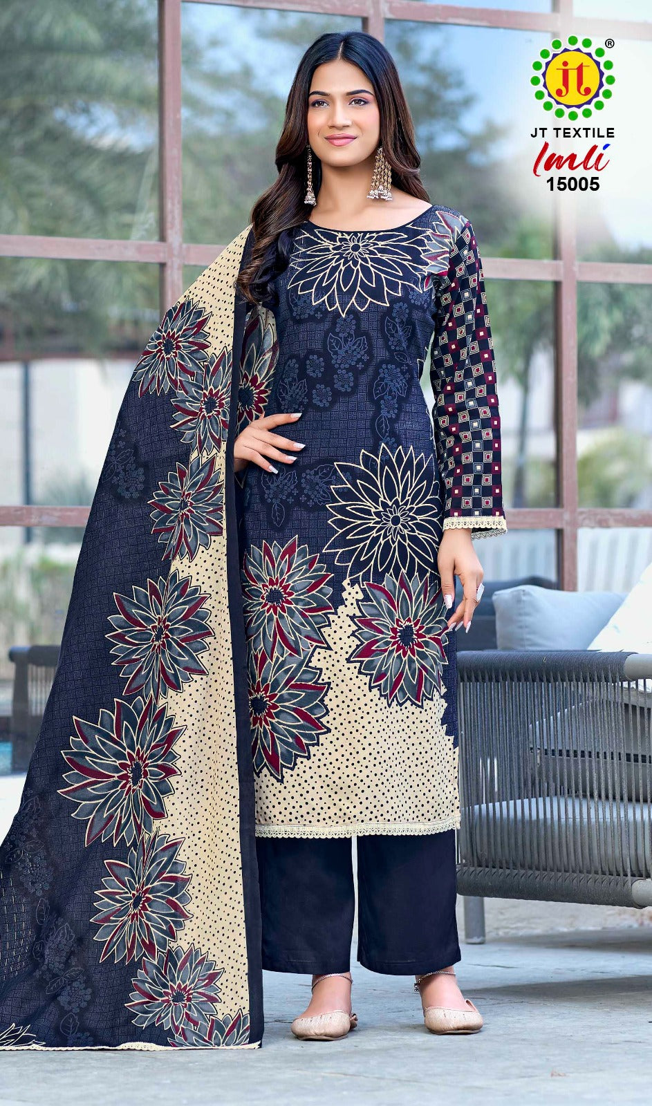 Imli Vol 15 Jt Rayon Pant Style Suits Exporter India