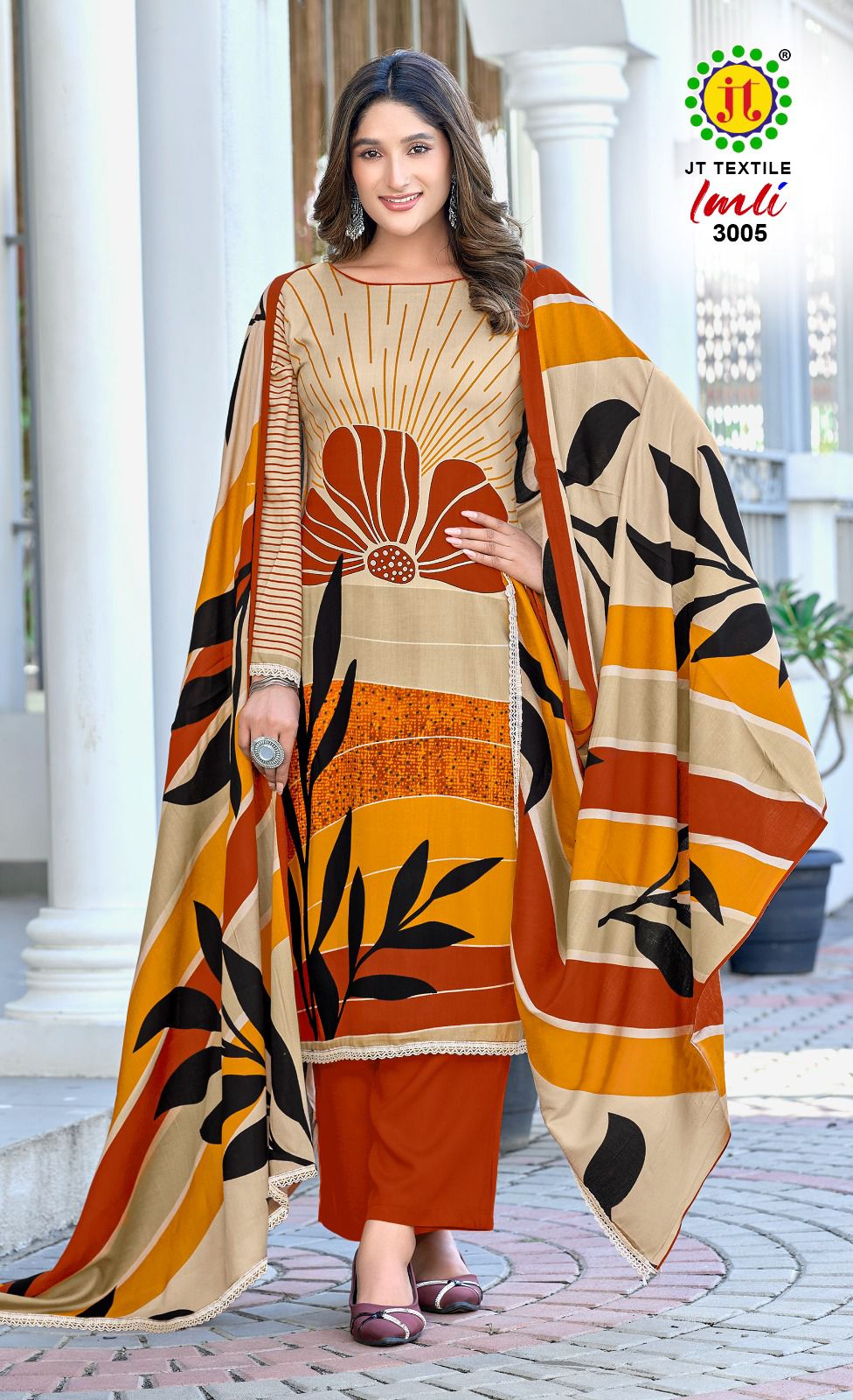 Imli Vol 3 Jt Rayon Pant Style Suits Manufacturer