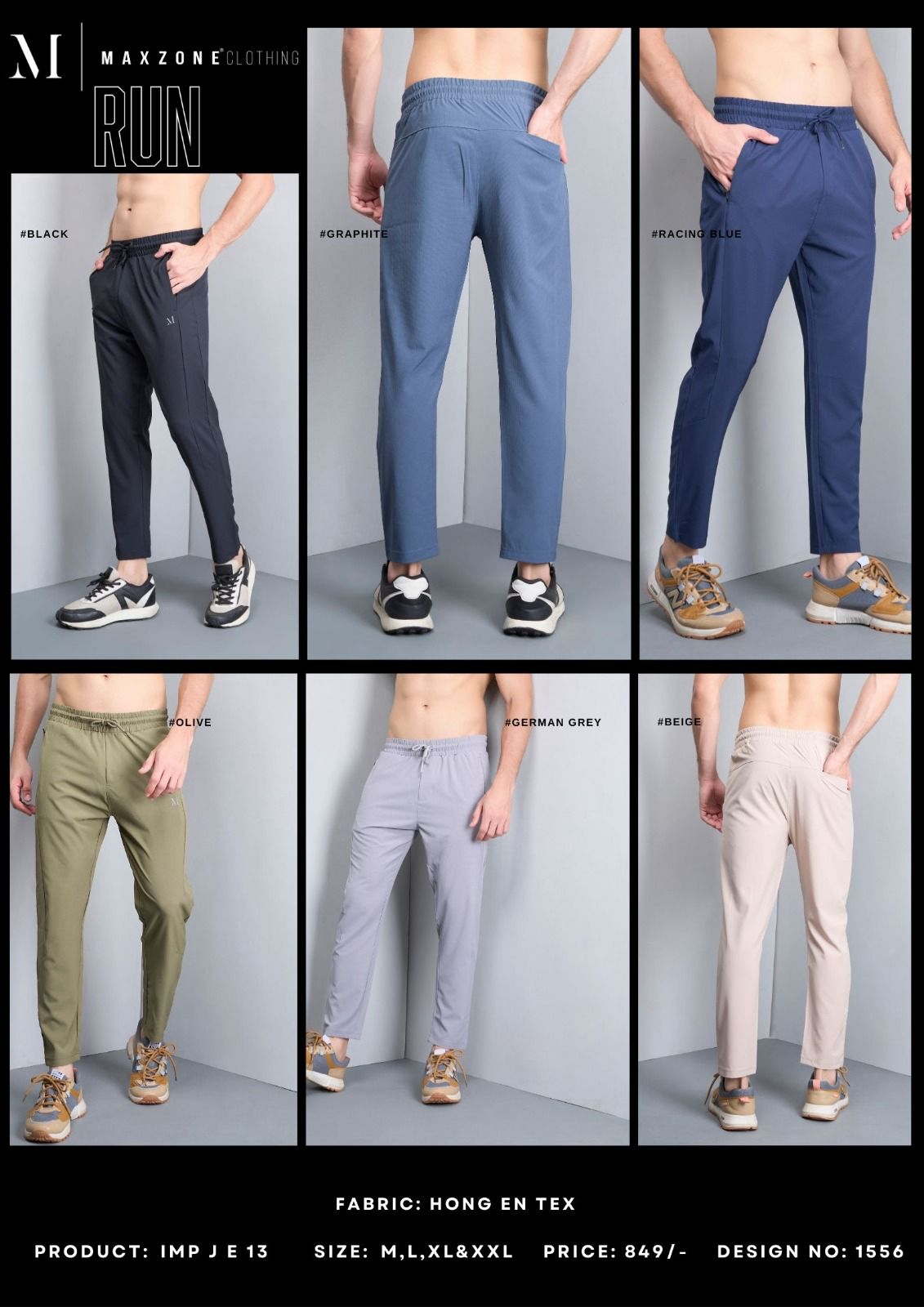 Imp J E 13 Maxzone Clothing Mens Joggers Manufacturer Ahmedabad