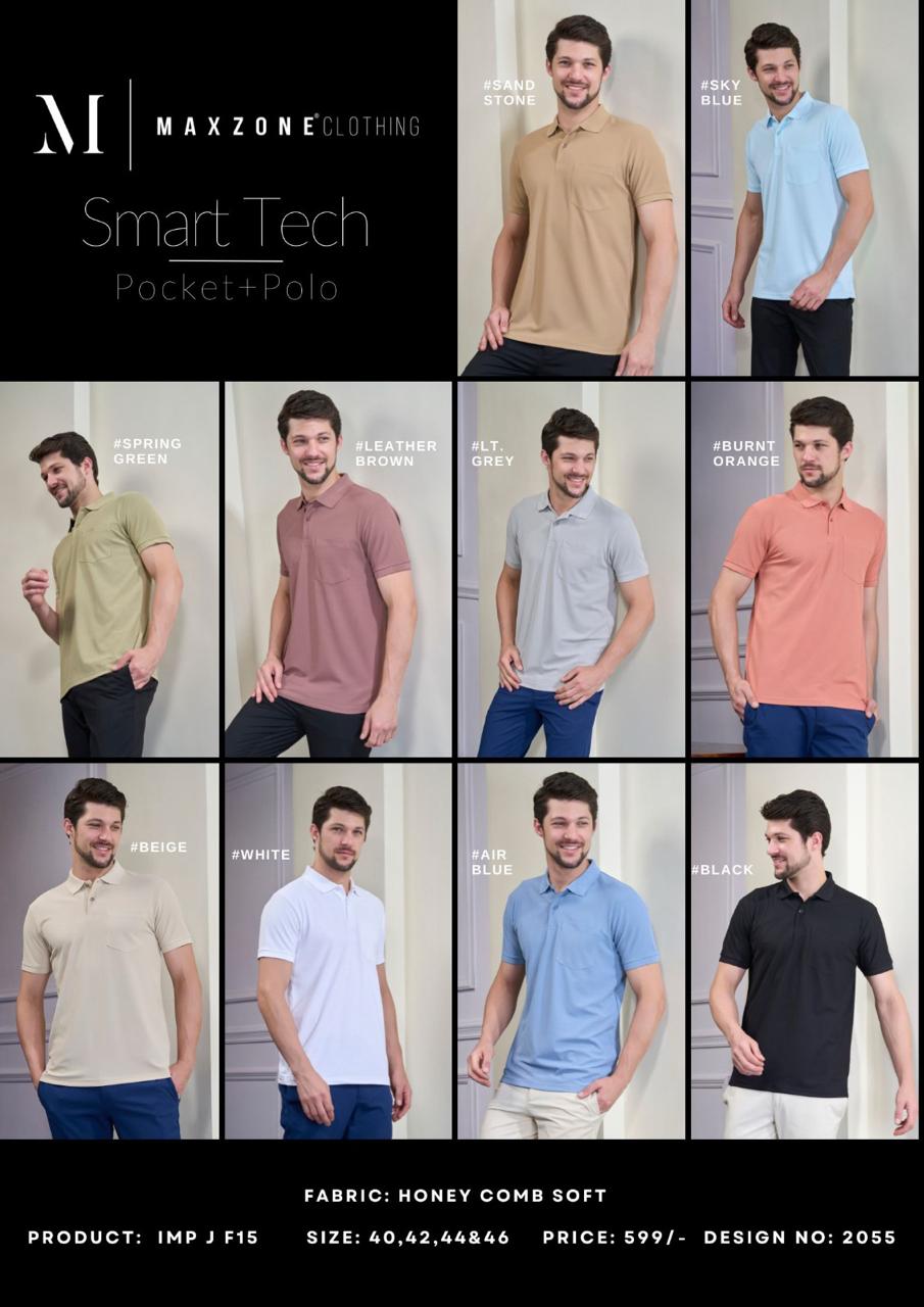Imp J F15 2055 Maxzone Clothing Honey Comb Mens Tshirts Manufacturer