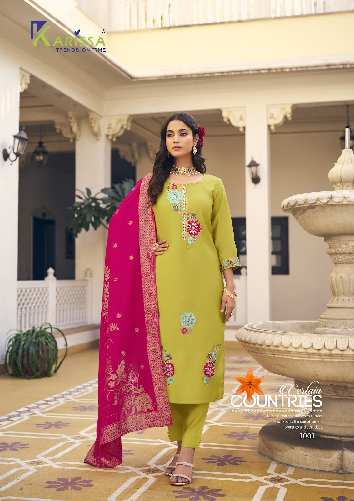 Inaya Karissa Roman Readymade Pant Style Suits Wholesale Price