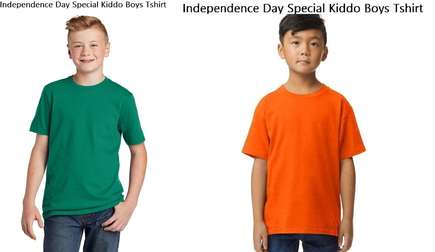 Independence Day Special Kiddo Cotton Boys Tshirt Manufacturer India