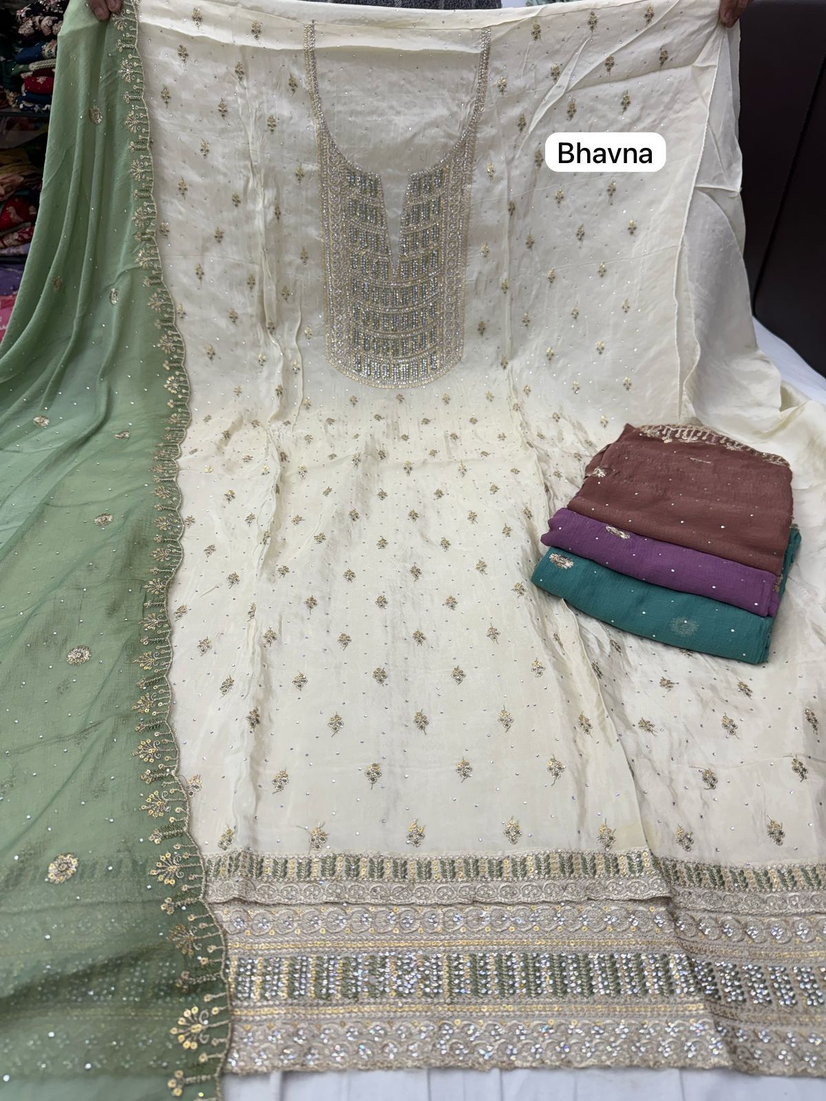 Indira-Bhavna Nayandeep Viscose Salwar Suits Supplier Ahmedabad