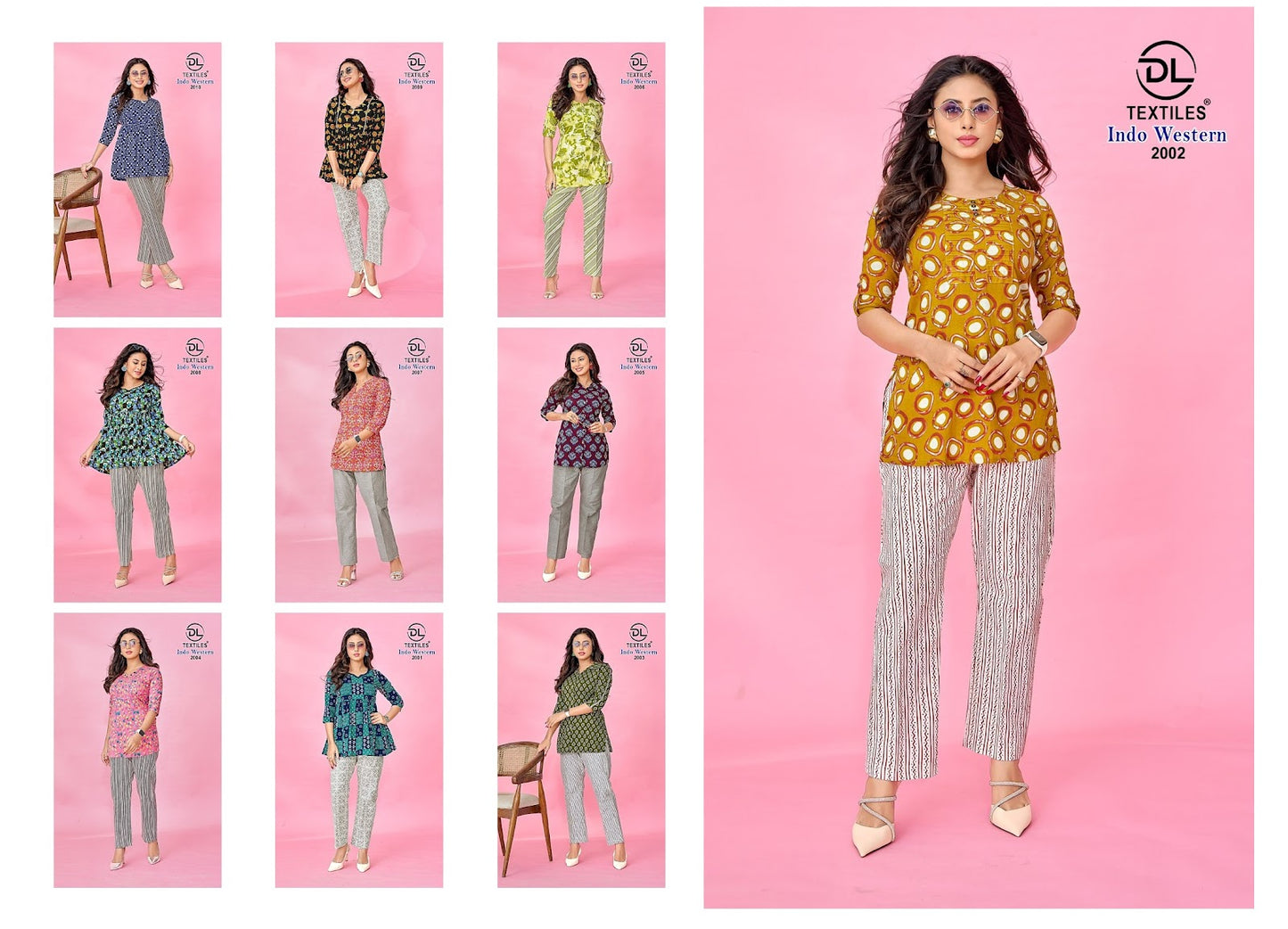 Indo Western Vol 2 Dl Cotton Top Bottom Set Manufacturer Ahmedabad