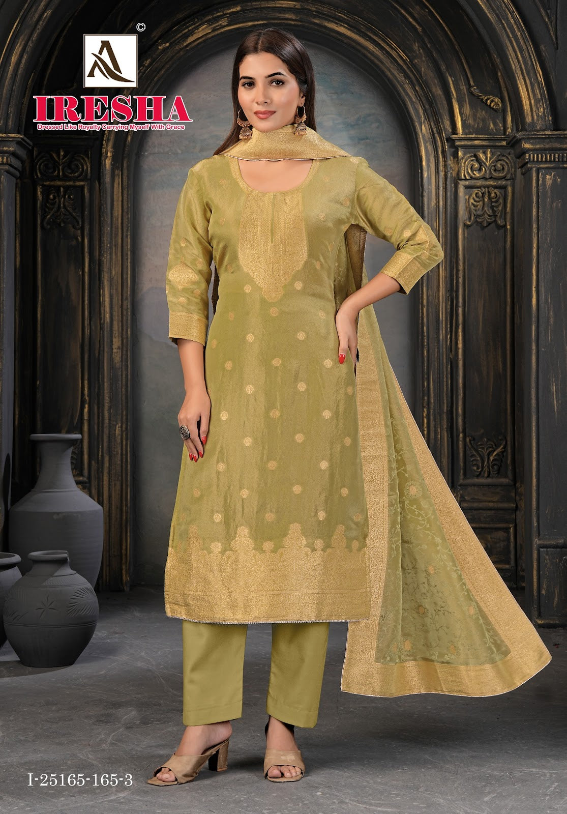 Iresha Alok Viscose Simmer Karachi Salwar Suits Wholesale Rate
