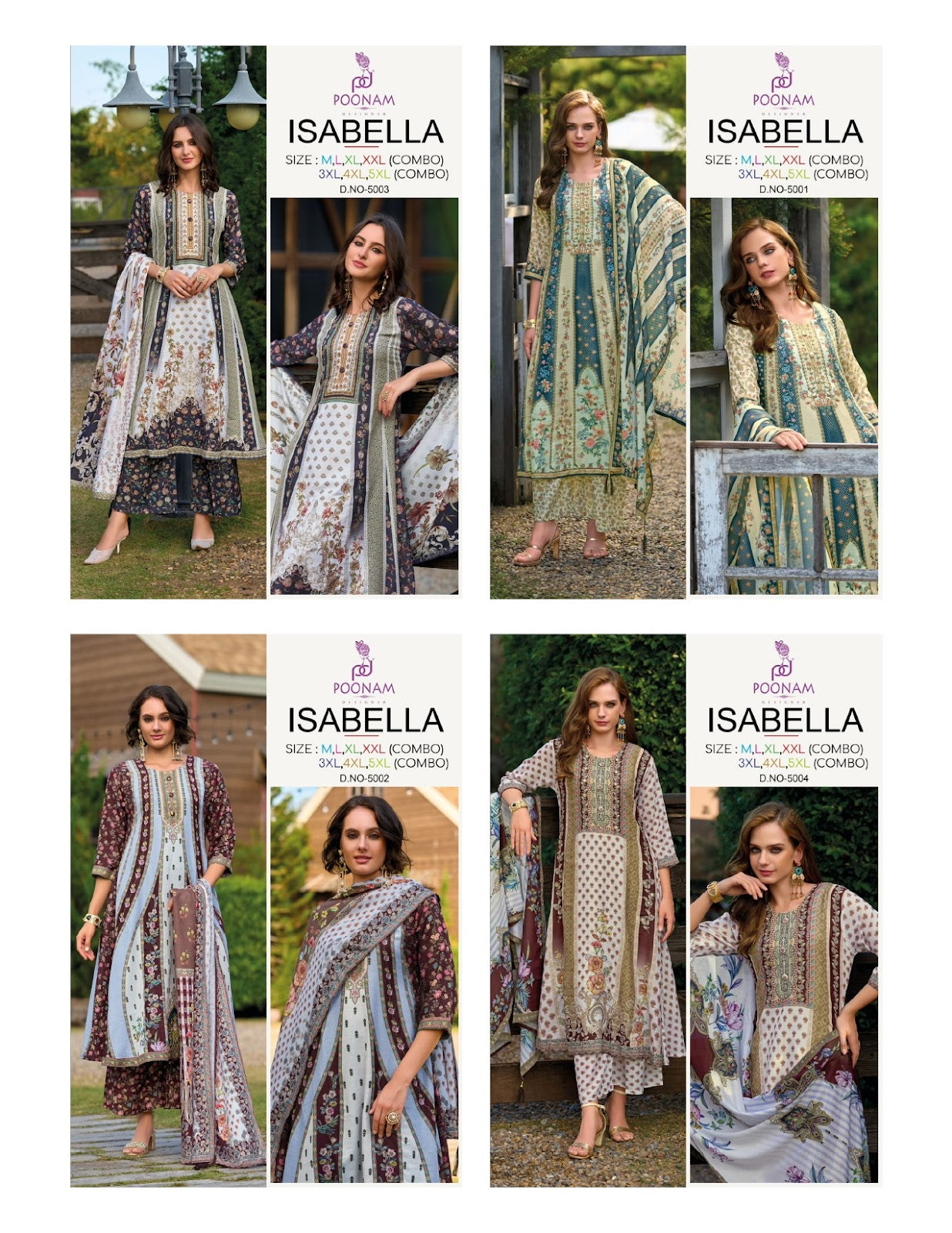 Isabella Poonam Designer Pure Linen Readymade Anarkali Suits Exporter Ahmedabad
