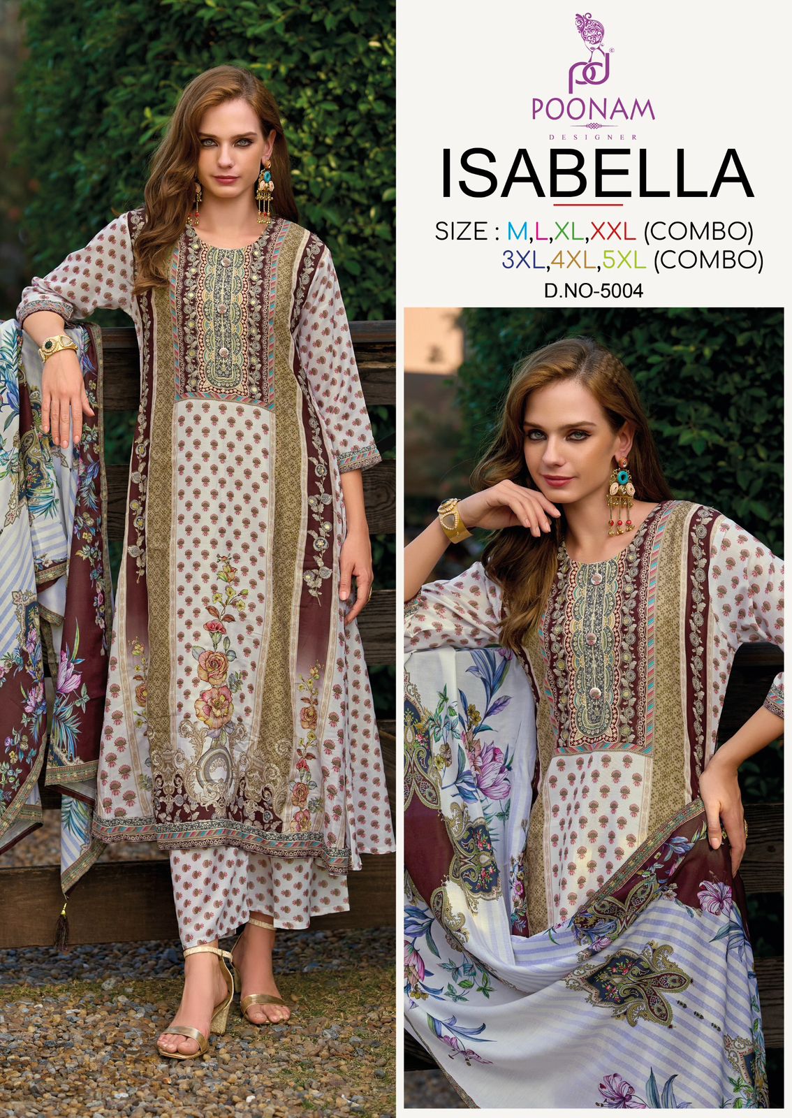 Isabella Poonam Designer Pure Linen Readymade Anarkali Suits Exporter Ahmedabad