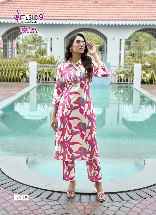 Isha Vol 2 Mystic 9 Vertican Co Ord Set Exporter Ahmedabad