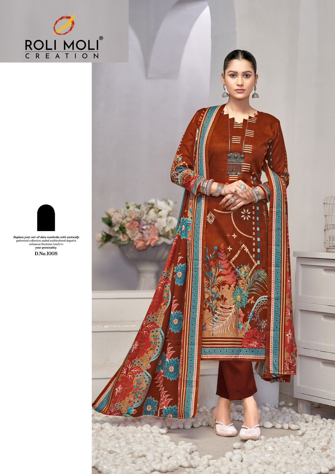 Ishara Roli Moli Karachi Pashmina Salwar Suits Wholesaler India