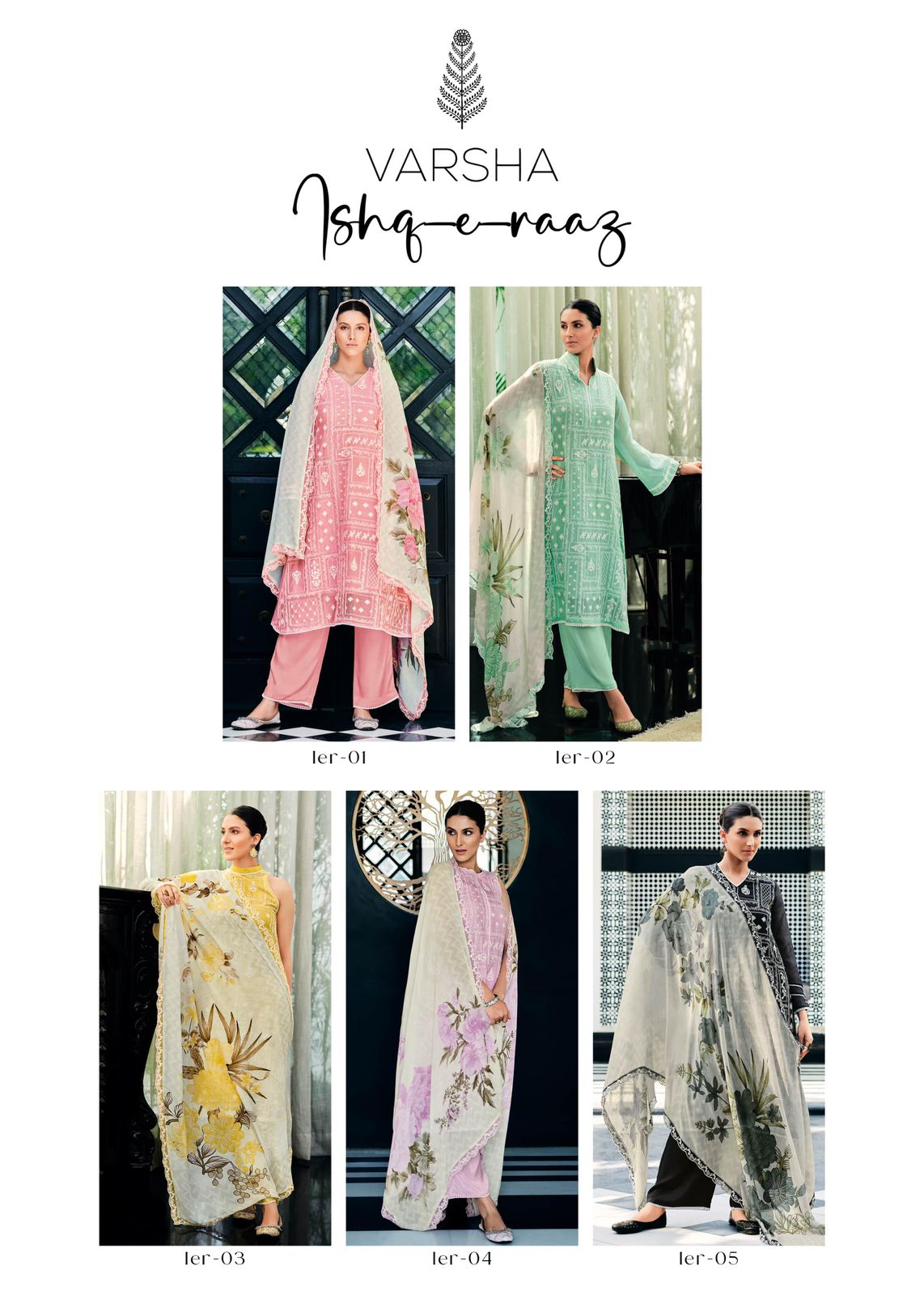 Ishq E Raaz Varsha Fashions Net Pant Style Suits