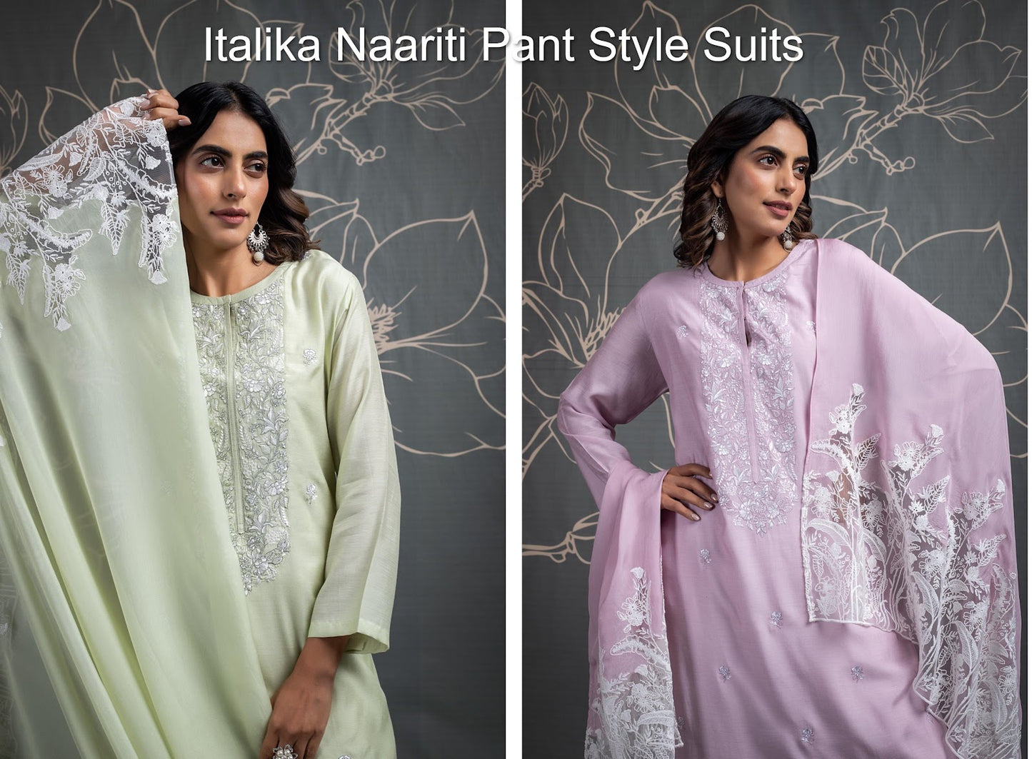 Italika Naariti Muslin Pant Style Suits Manufacturer