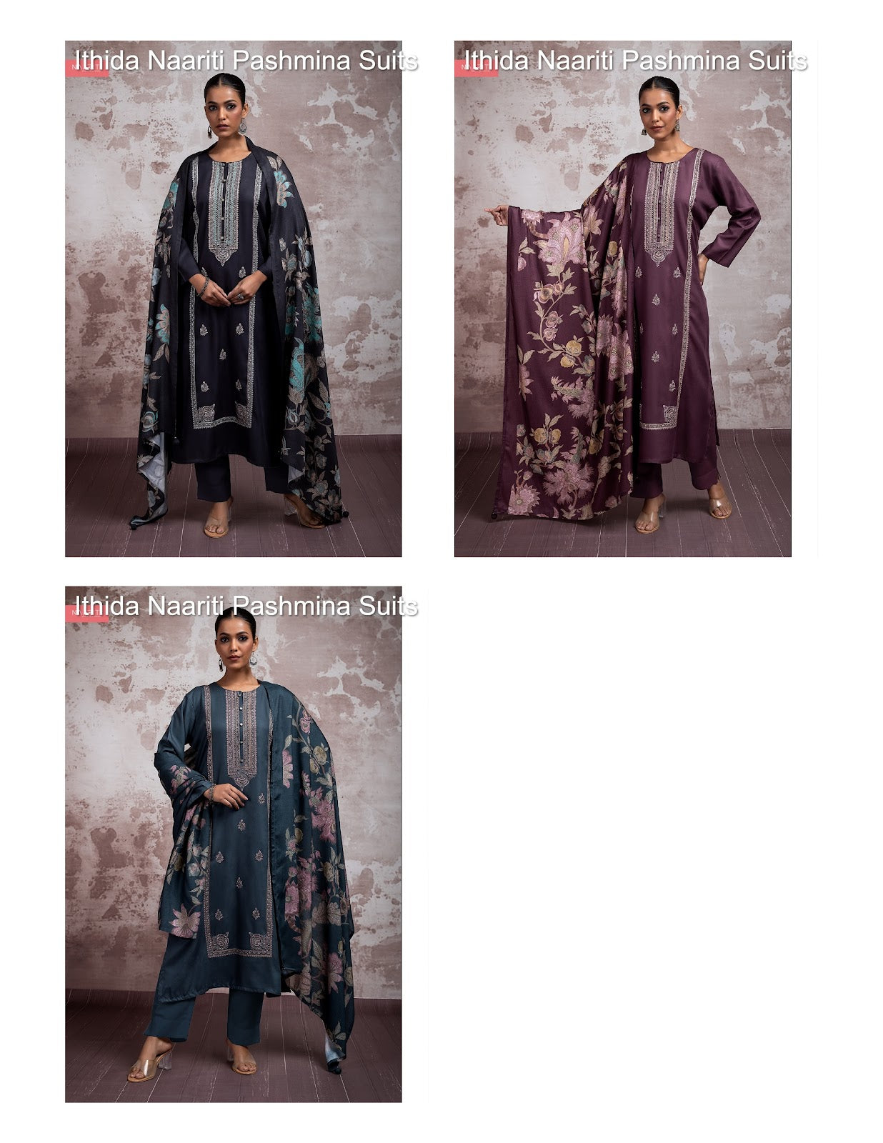 Ithida Naariti Pashmina Suits Manufacturer Gujarat