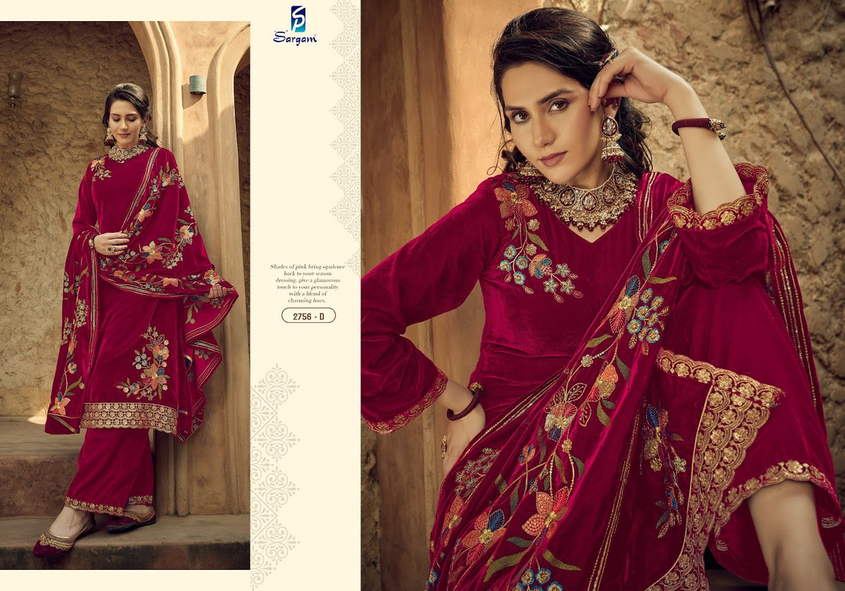 Ittar Sargam Prints Velvet Suits Wholesaler Gujarat