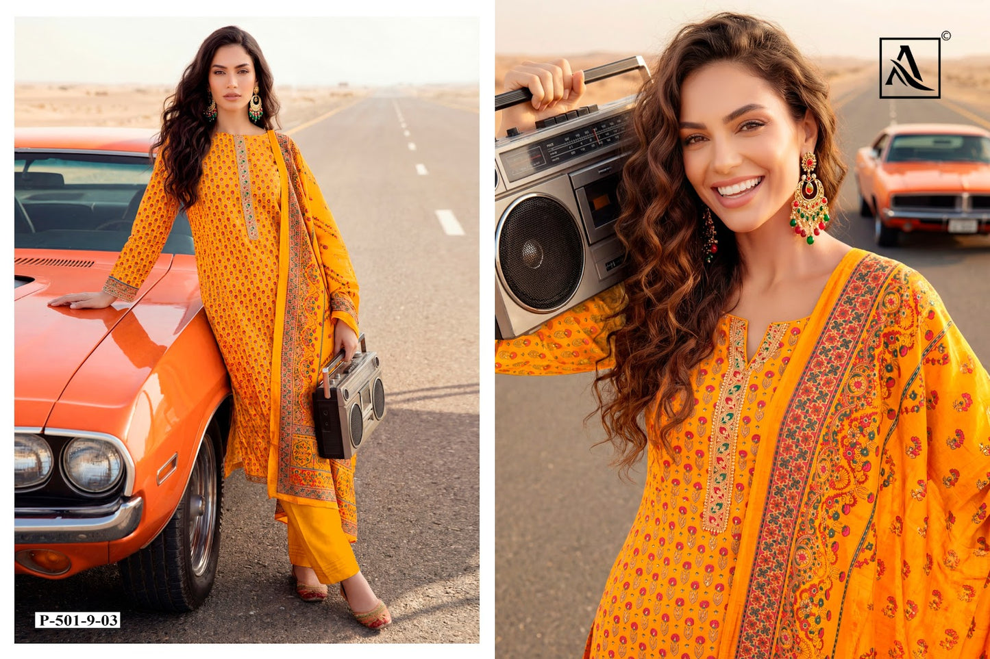 Ivory Alok Zam Karachi Salwar Suits Supplier Ahmedabad