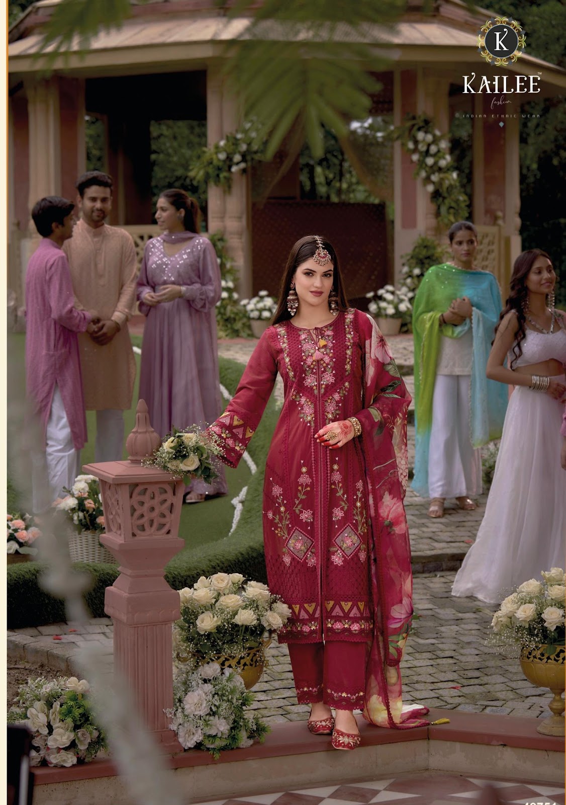 Jahan Kailee Fashion Simmer Silk Readymade Pant Style Suits Manufacturer India