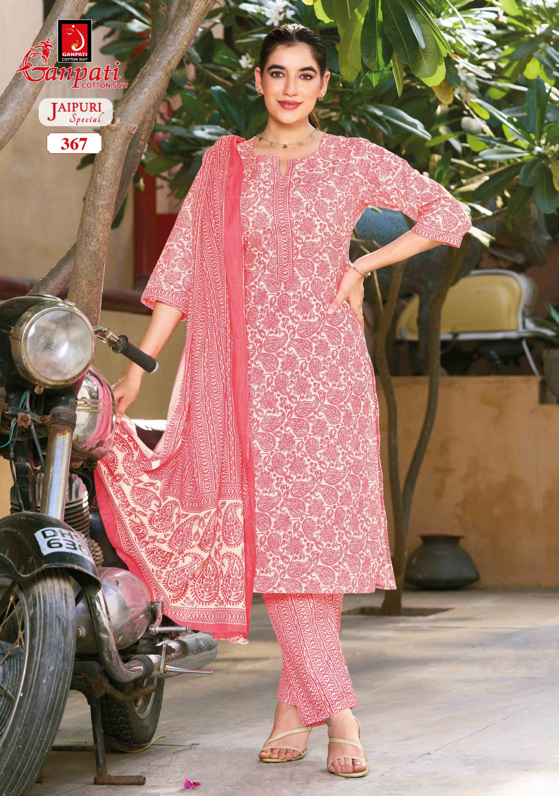 Jaipuri Special Vol 18 Ganpati Readymade Cotton Pant Suits Exporter