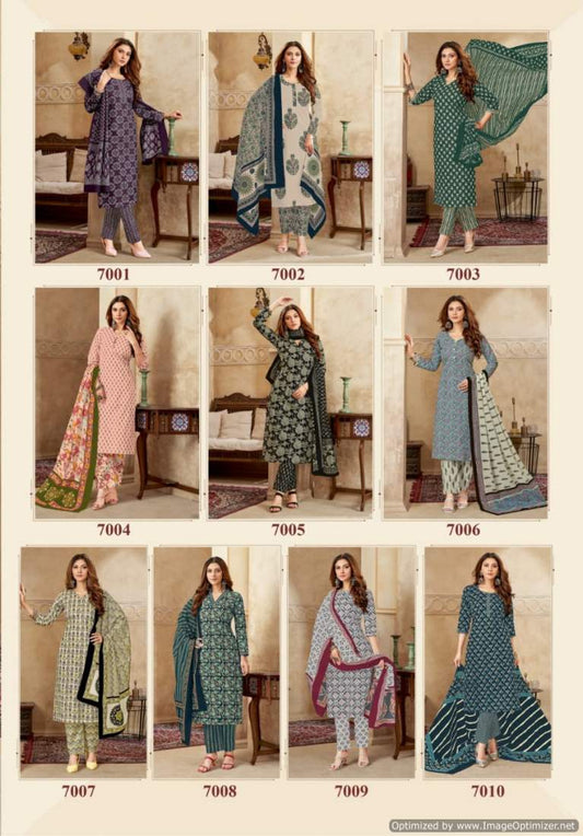 Jaipuri Vol 7 Mayur Creation Cotton Dress Material