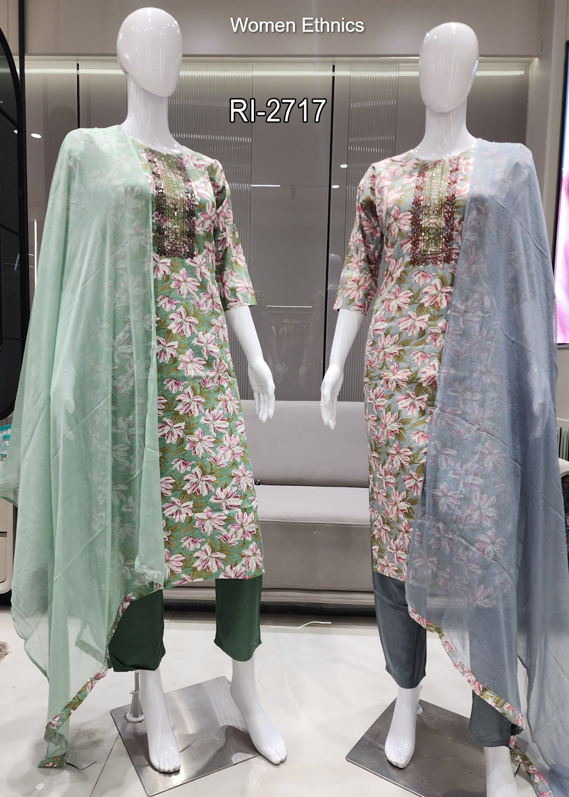 Jam Cotton 0325 Women Ethnics Readymade Pant Style Suits Exporter Gujarat