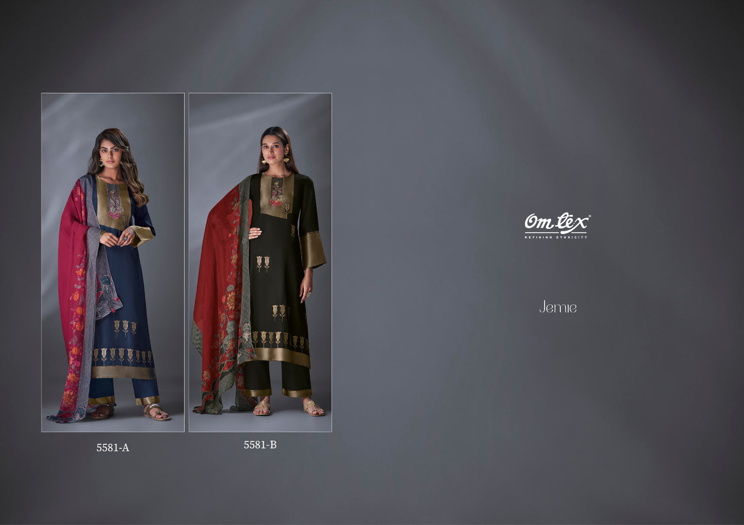 Jemie Omtex Russian Silk Pant Style Suits Manufacturer