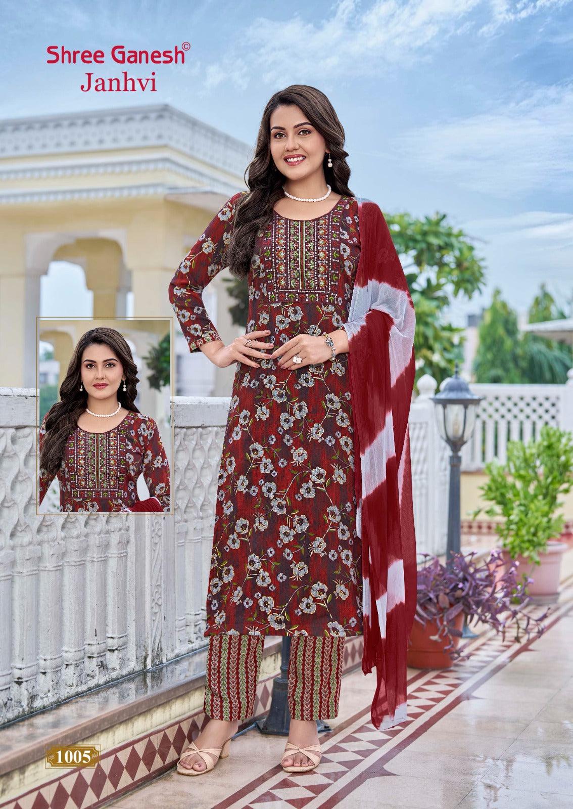 Janhvi Vol 1 Shree Ganesh Capsule Readymade Pant Style Suits Manufacturer Ahmedabad