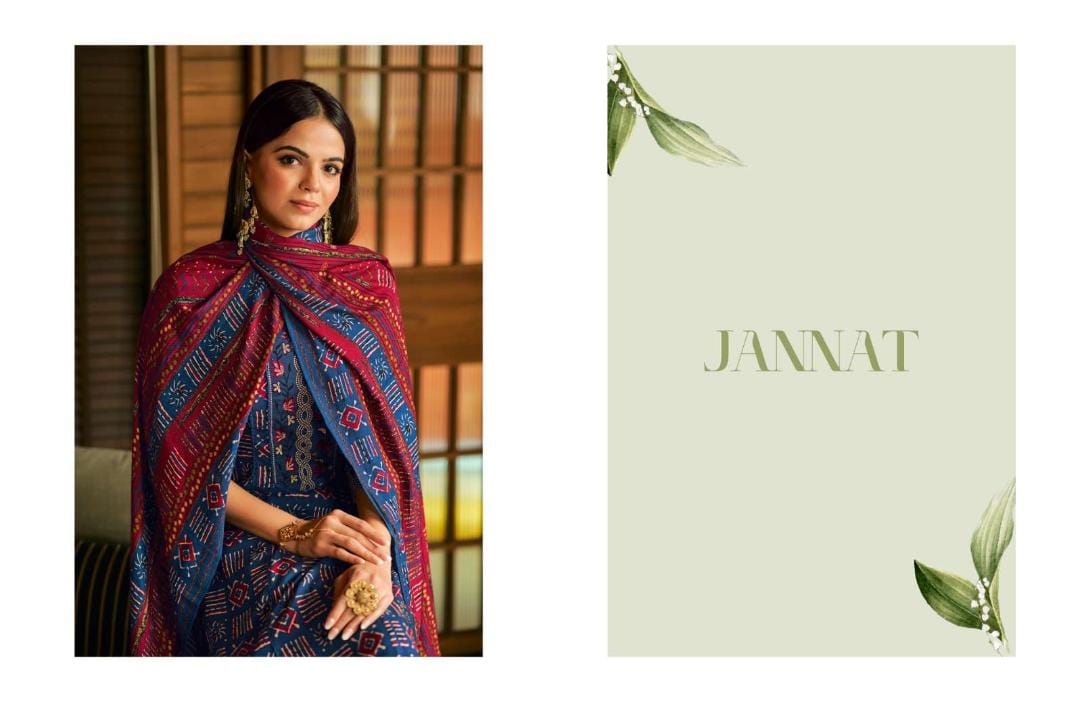 Jannat Jay Vijay Anando Pashmina Suits Wholesale Rate
