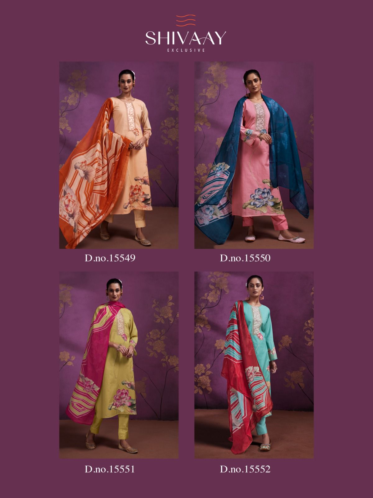 Janvi Shivaay Lawn Cotton Pant Style Suits Wholesaler India