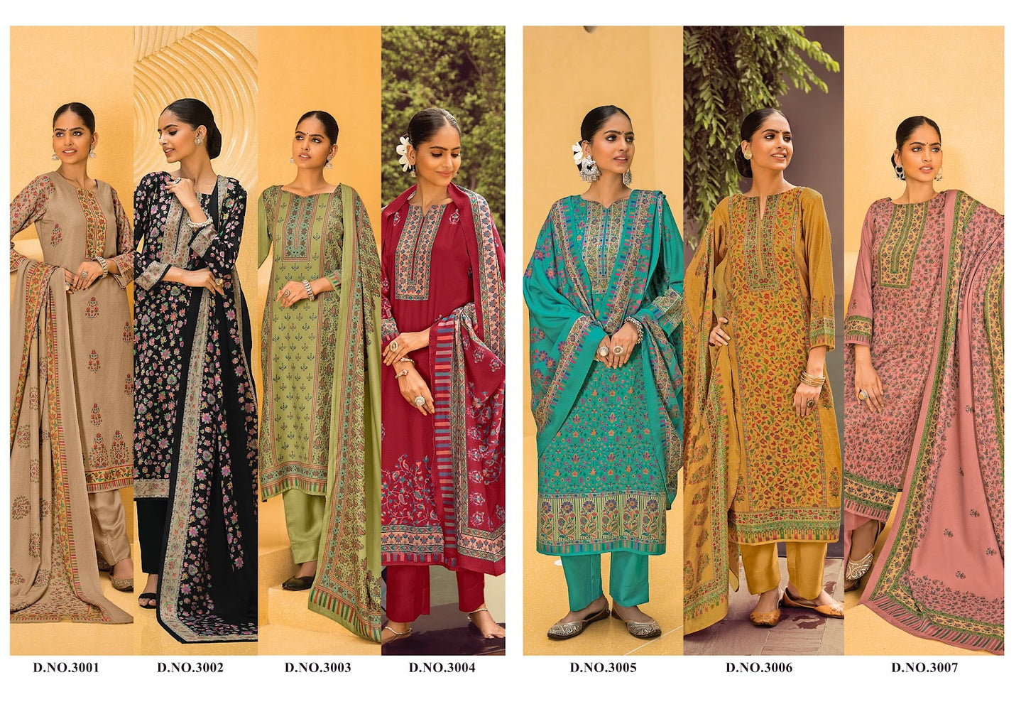 Jasmine 4 Rivaa Pashmina Suits Supplier Ahmedabad