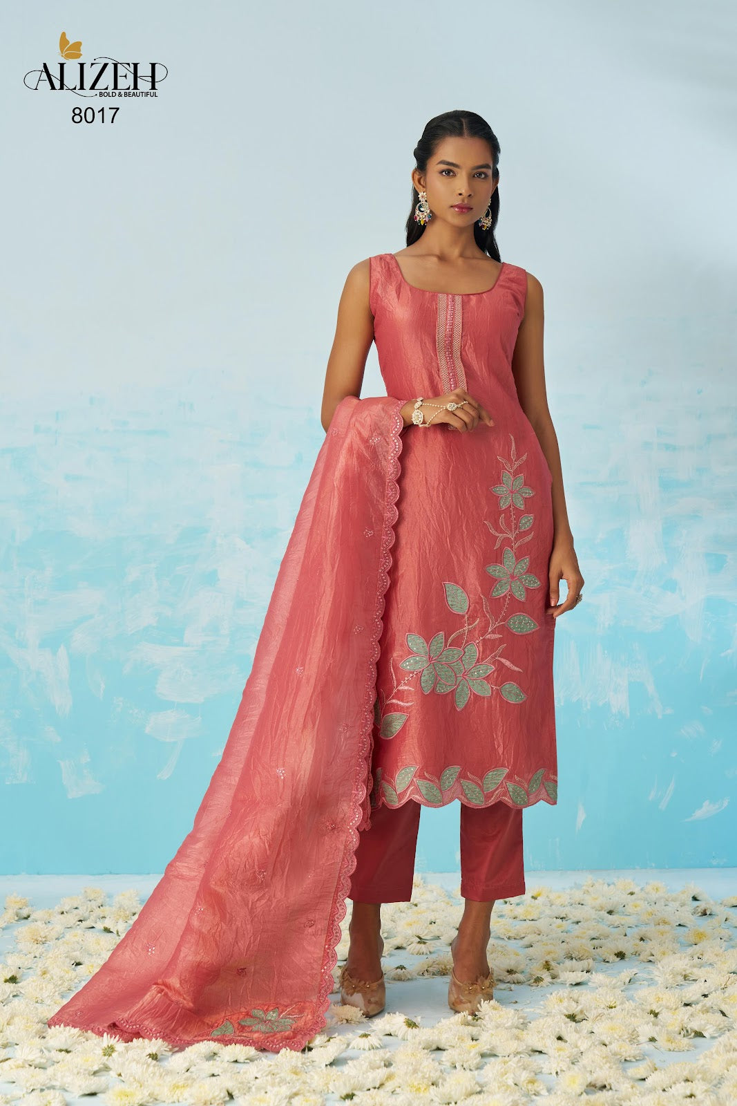 Jasmine 8016-8018 Alizeh Crush Readymade Pant Style Suits Supplier Ahmedabad